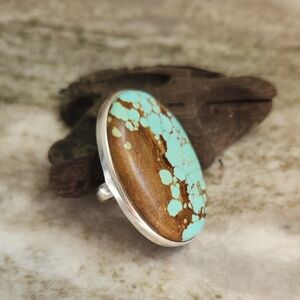 Sterling Chunky Turquoise Ring
